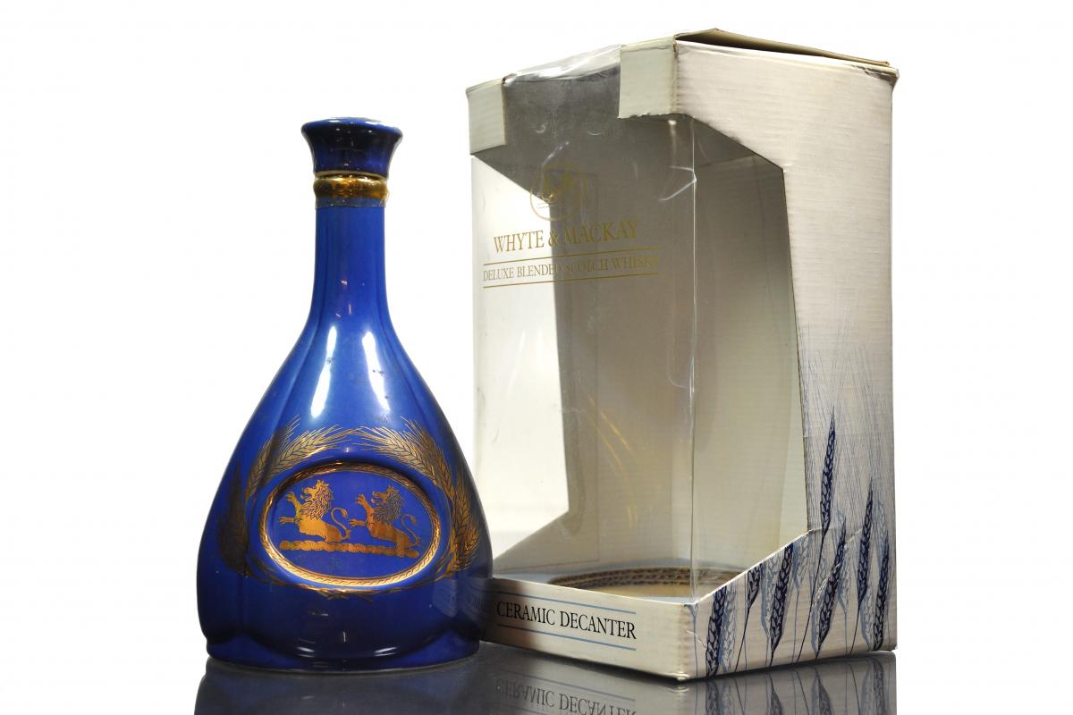 Whyte & MacKay Ceramic Decanter- 1980s