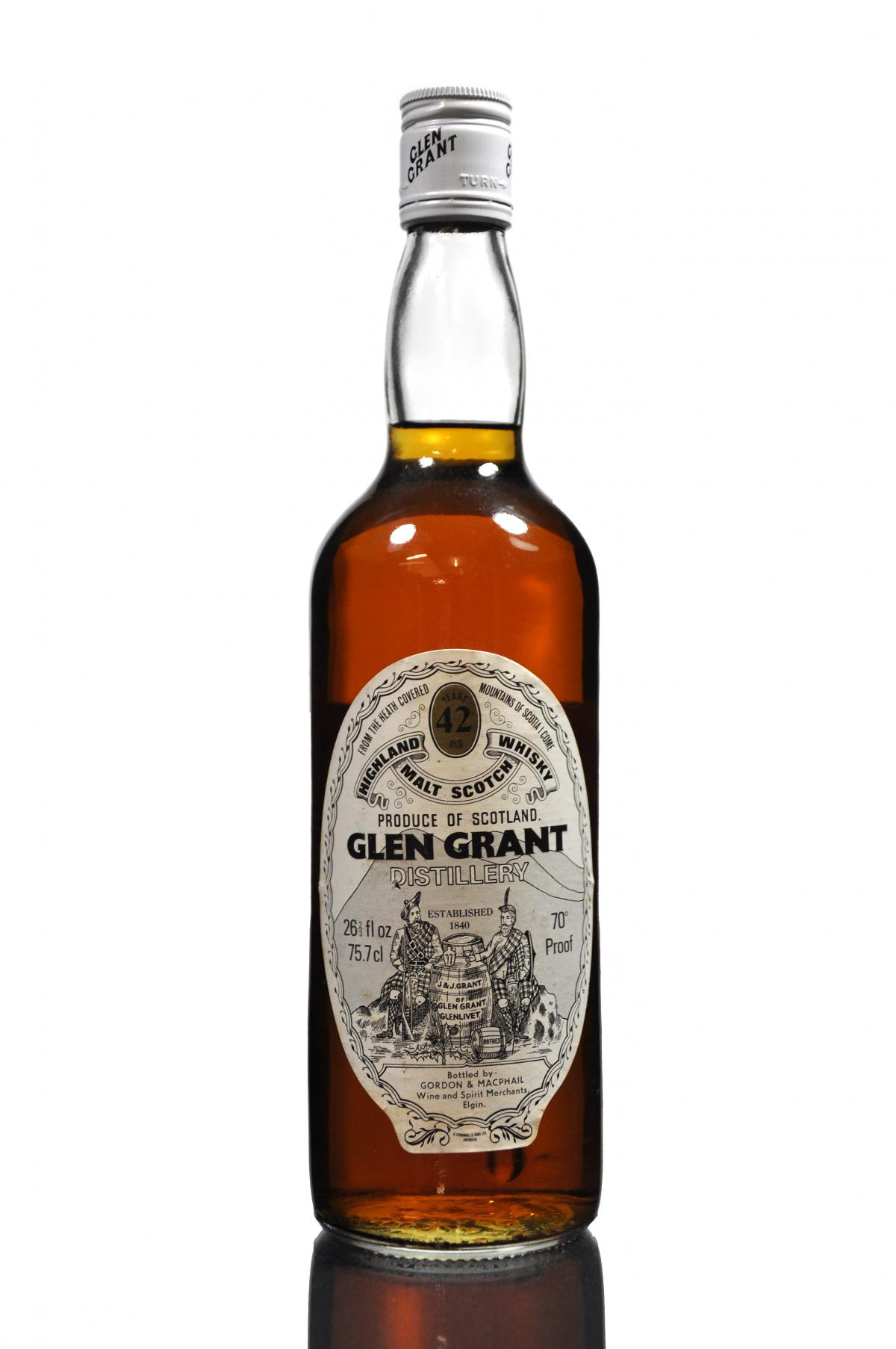 Glen Grant 42 Year Old - Gordon & MacPhail - 1970s