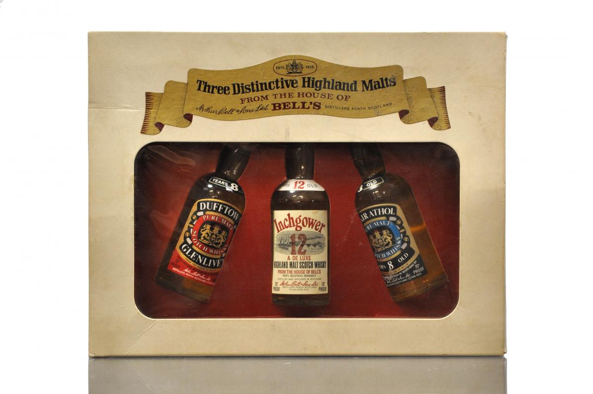 Dufftown-Glenlivet - Inchgower - Blair Athol Miniatures