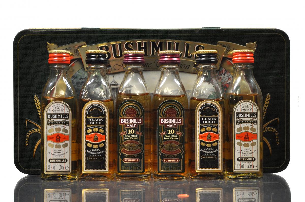 Bushmills Irish Whiskey Miniature Set