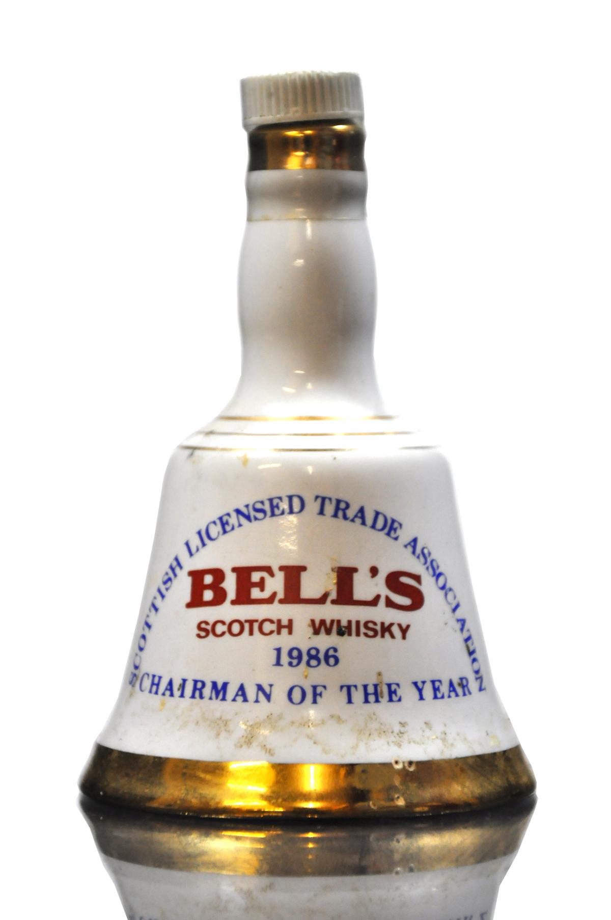 Bells 1986 Chairman Of The Year Miniature