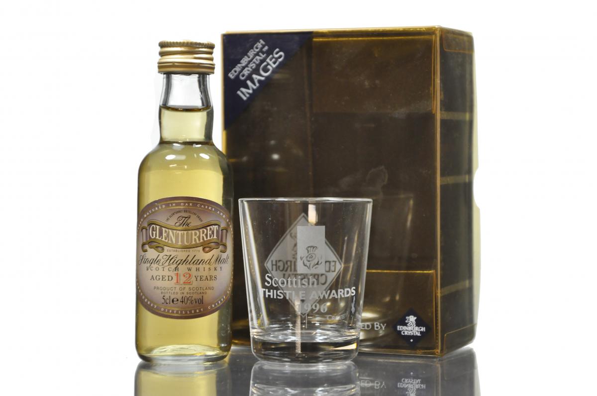 Glenturret 12 Year Old Miniature & Glass