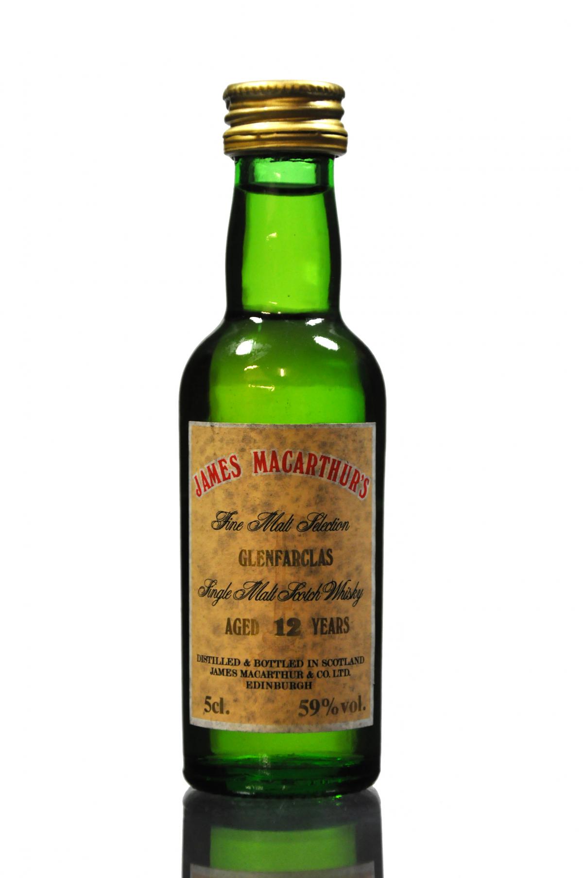 Glenfarclas 12 Year Old - James MacArthur - Fine Malt Selection Miniature