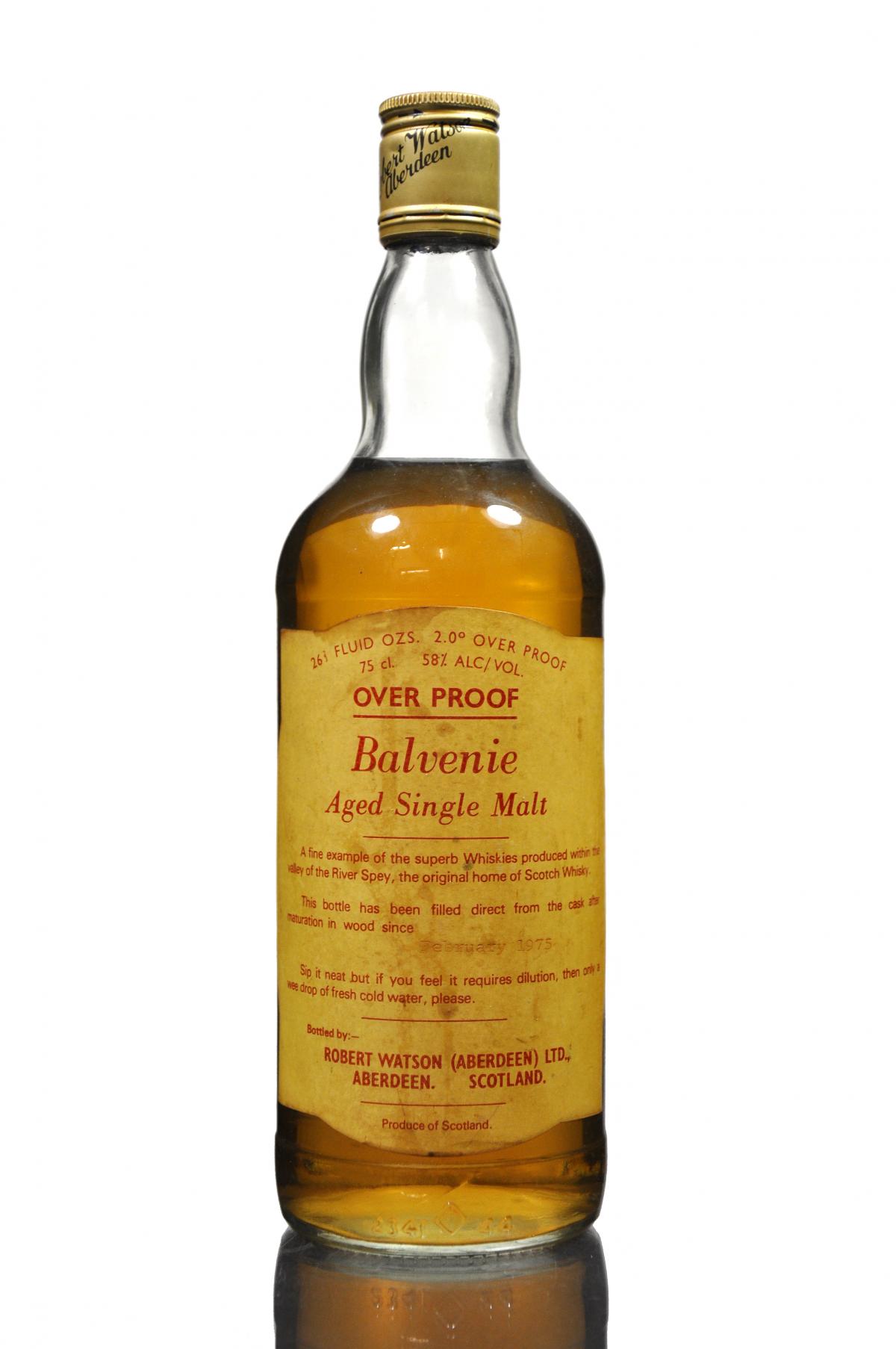 Balvenie Over Proof 1975