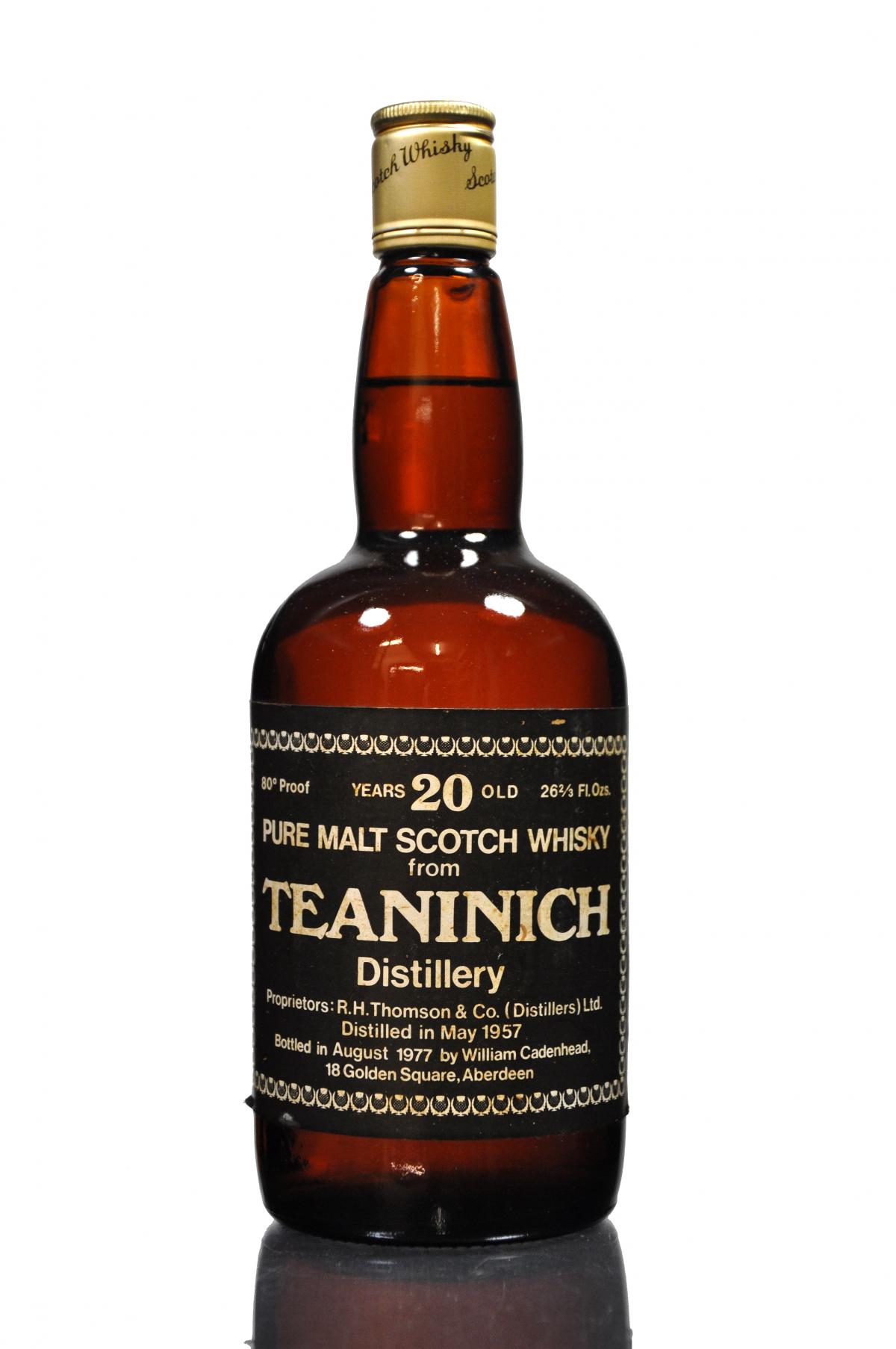 Teaninich 1957-1977 - 20 Year Old - Cadenhead Dumpy
