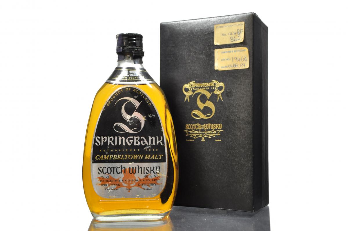 Springbank 15 Year Old - Pear Shaped Bottle - Circa 1980