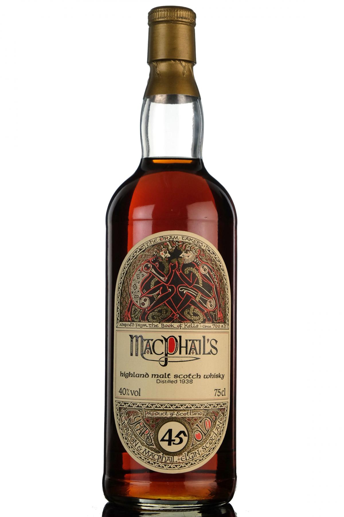 MacPhails 1938 - 45 Year Old - Gordon & MacPhail