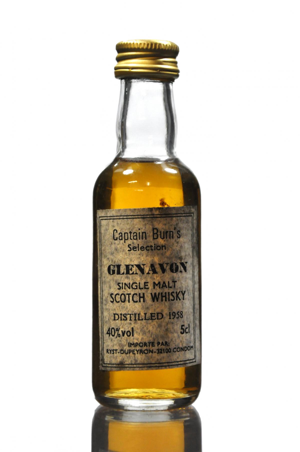 Glenavon 1958 - Captain Burns Selection Miniature