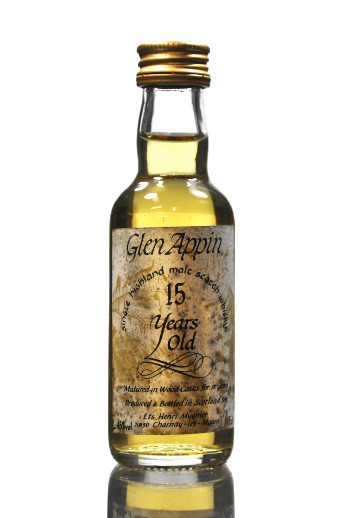 Glen Appin 15 Year Old Miniature