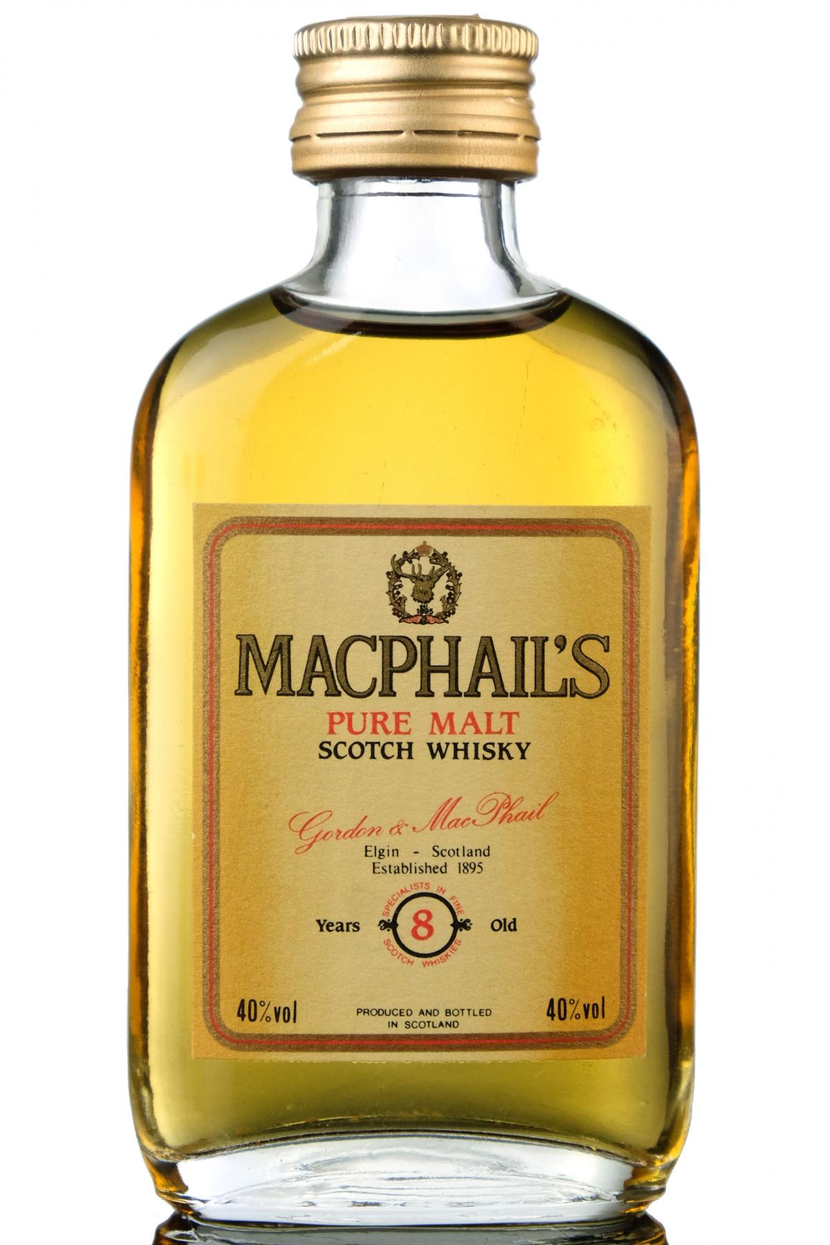 Macphails 8 Year Old Gordon & MacPhail Miniature