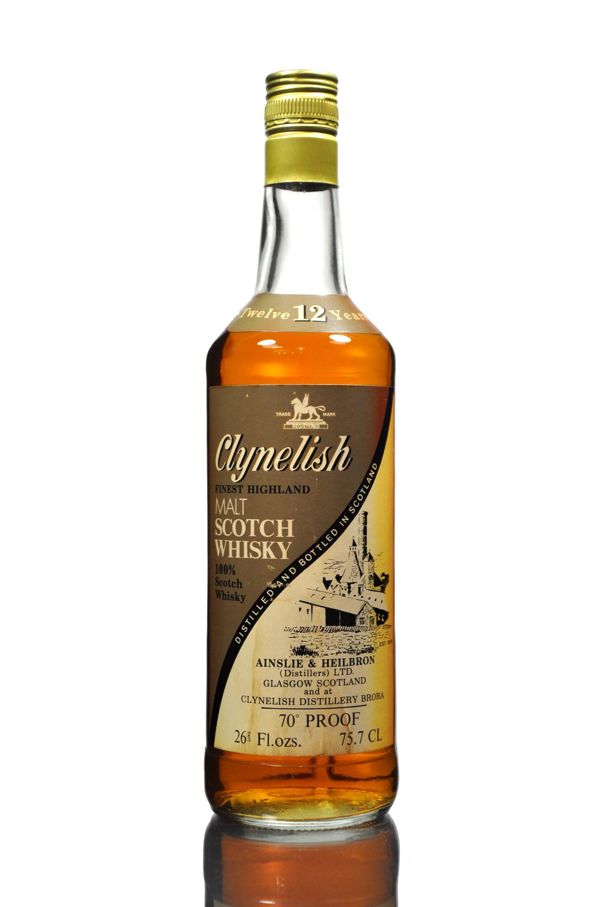 Clynelish 12 Year Old - Ainslie & Heilbron - Late 1970s