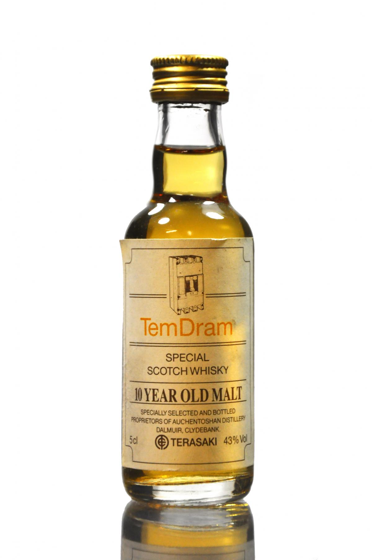 Auchentoshan 10 Year Old - TemDram Miniature