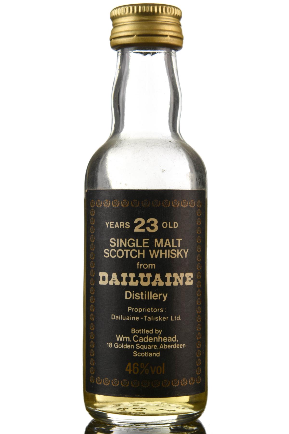 Dailuaine 23 Year Old - Cadenhead Miniature