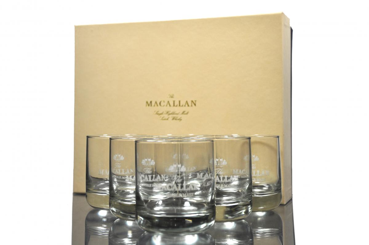 6 x Macallan Tumblers Glasses