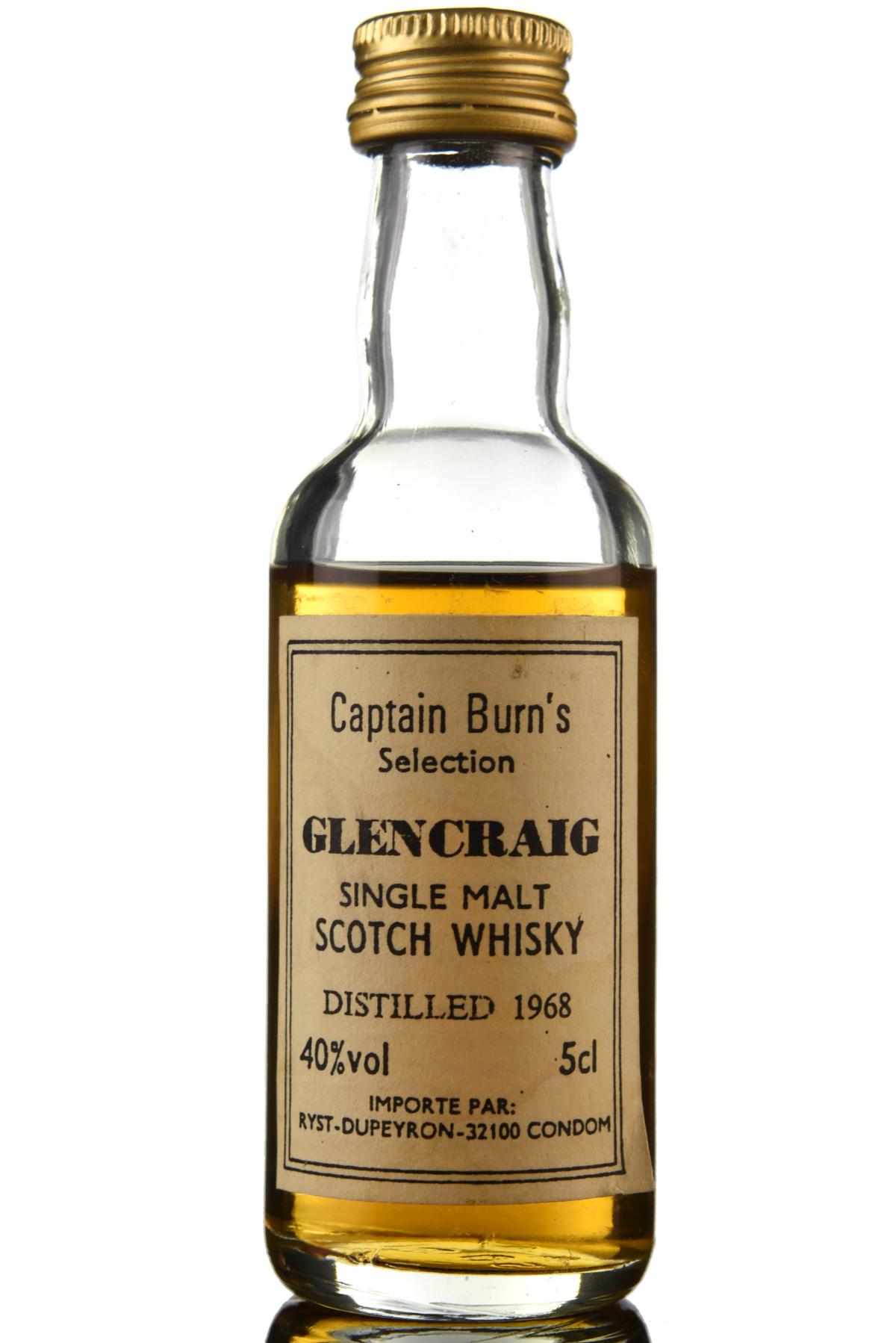 Glencraig 1968 - Captain Burns Selection Miniature