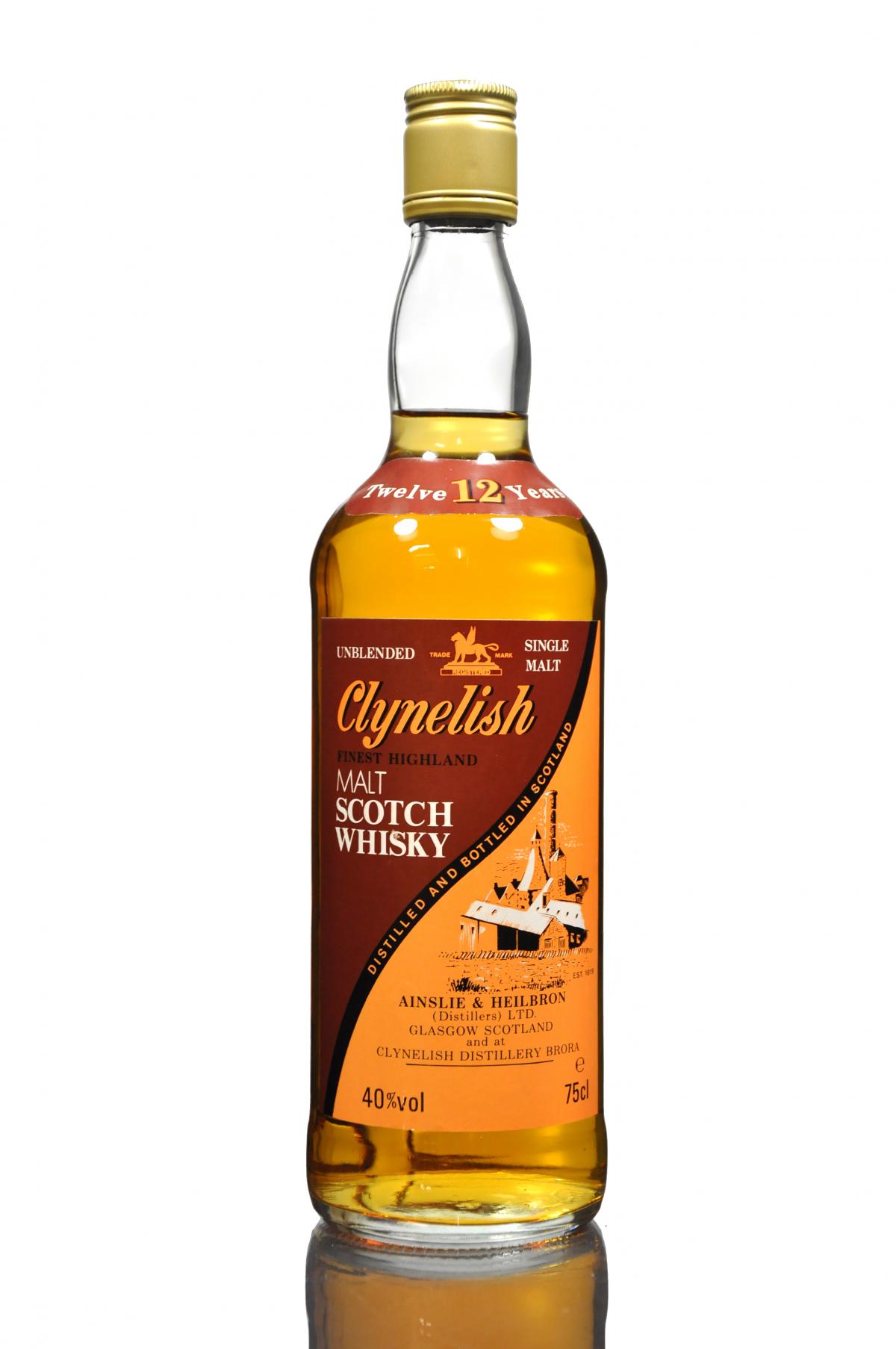 Clynelish 12 Year Old - Ainslie & Heilbron - 1980s