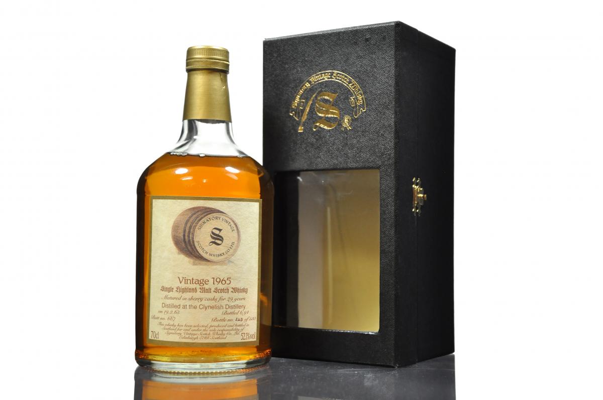 Clynelish 1965-1994 - 29 Year Old - Signatory Vintage