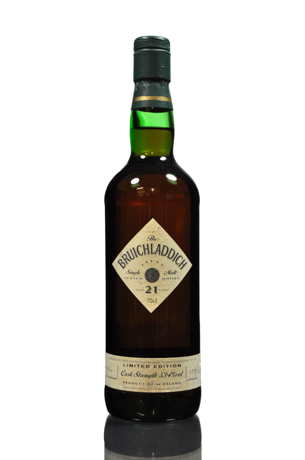 Bruichladdich 21 Year Old - Cask Strength - 1990s