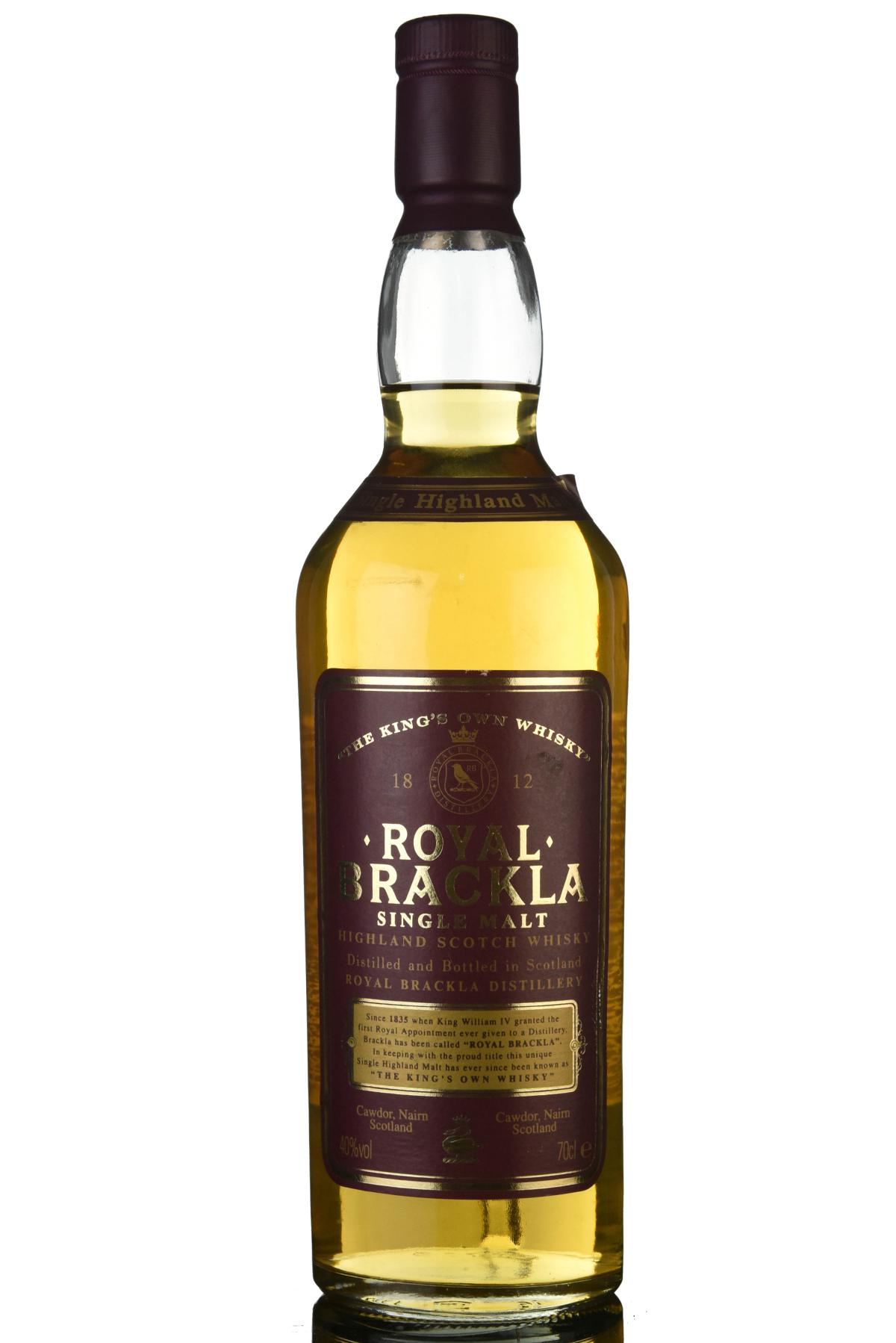 Royal Brackla Single Malt
