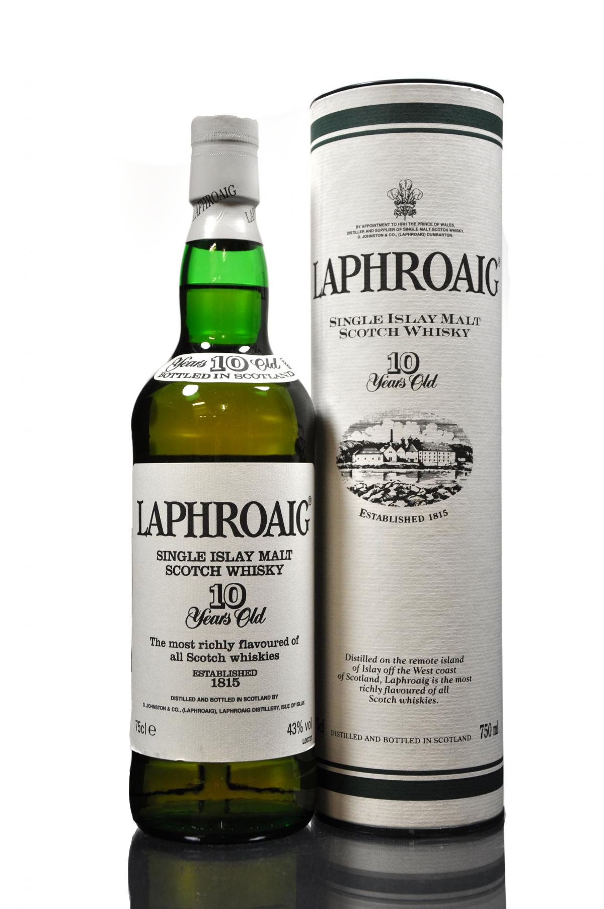 Laphroaig 10 Year Old - Late 1990s