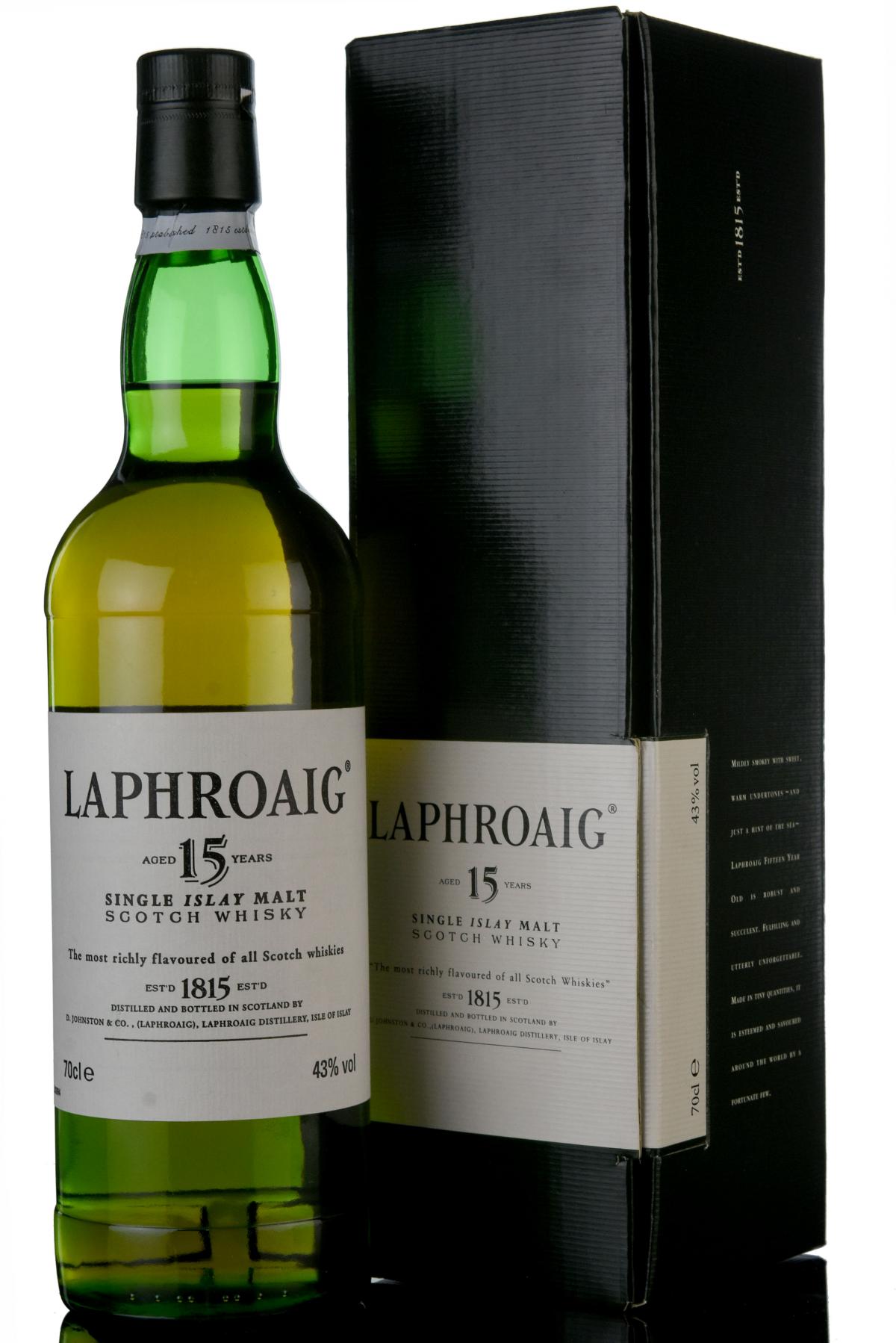 Laphroaig 15 Year Old - Circa 2000