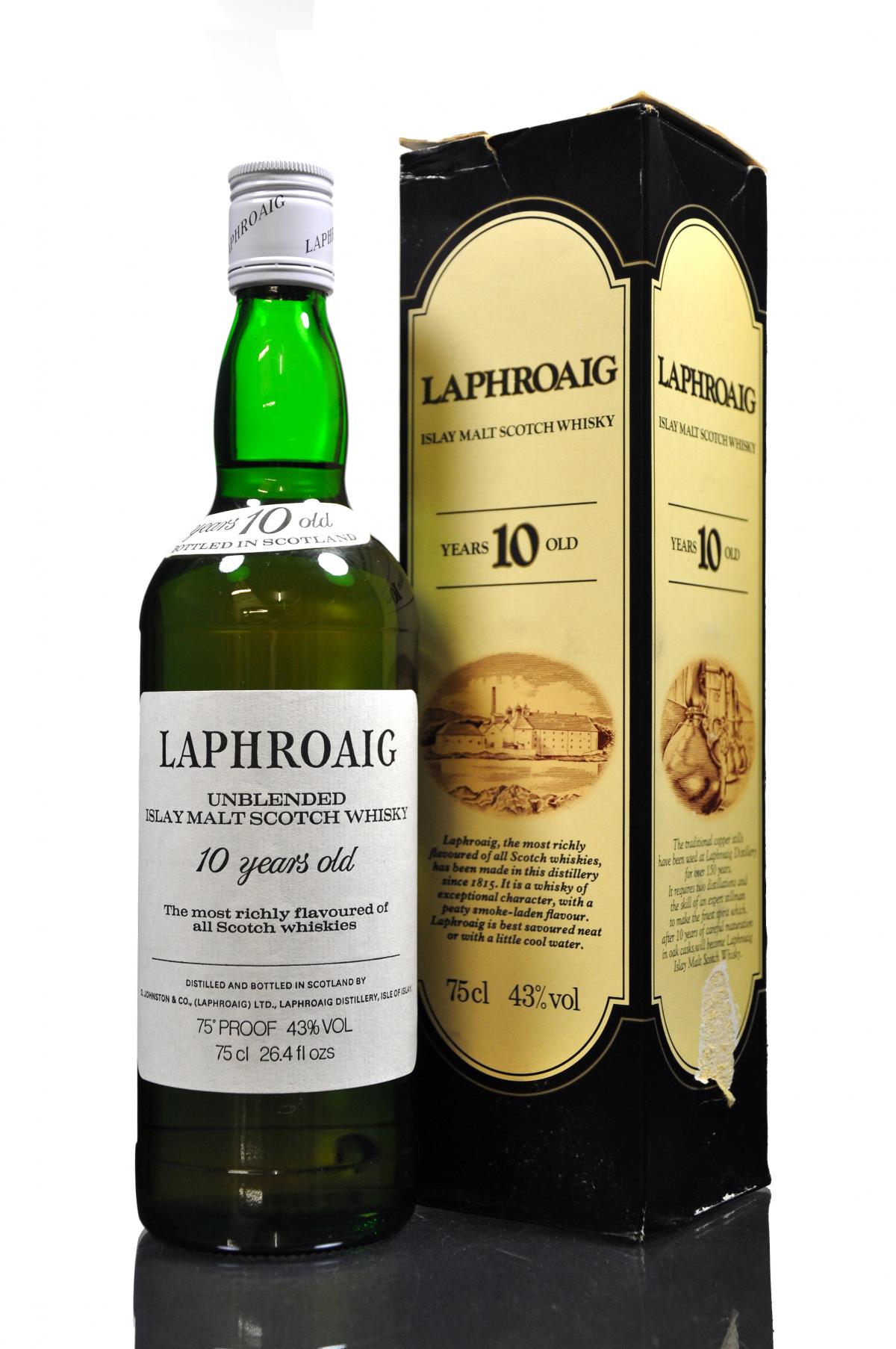 Laphroaig 10 Year Old - Late 1970s