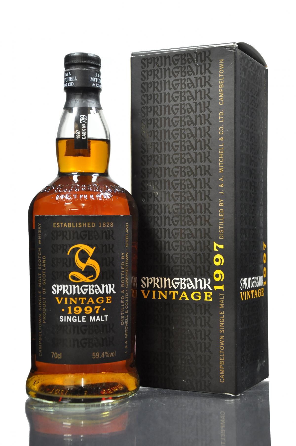 Springbank 1997-2008 - Exclusively For Oddbins - Single Cask 789