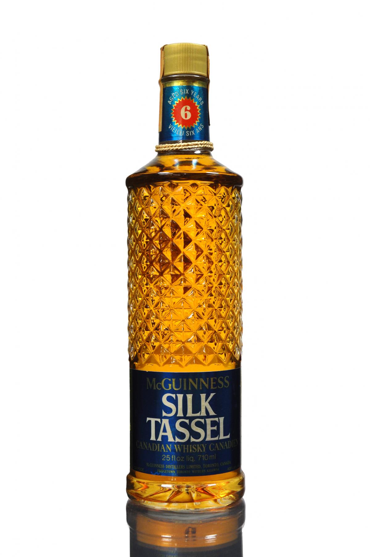 Silk Tassel 6 Year Old Canadian Whisky - Circa 1980