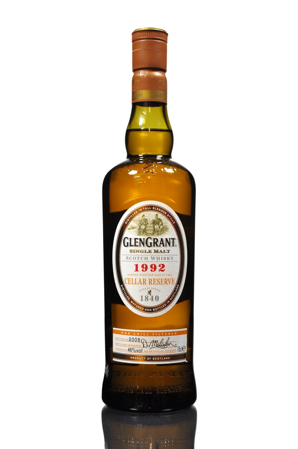 Glen Grant 1992 - Cellar Reserve