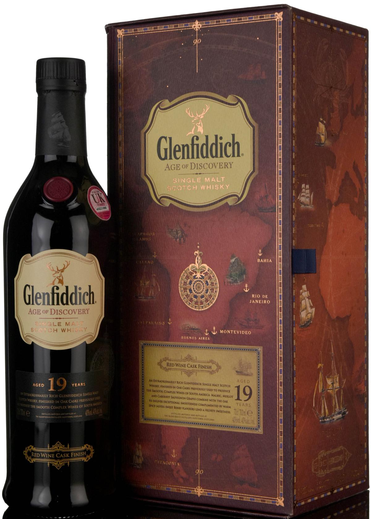 Glenfiddich 19 Year Old - Age Of Discovery - Red Wine Cask Finish