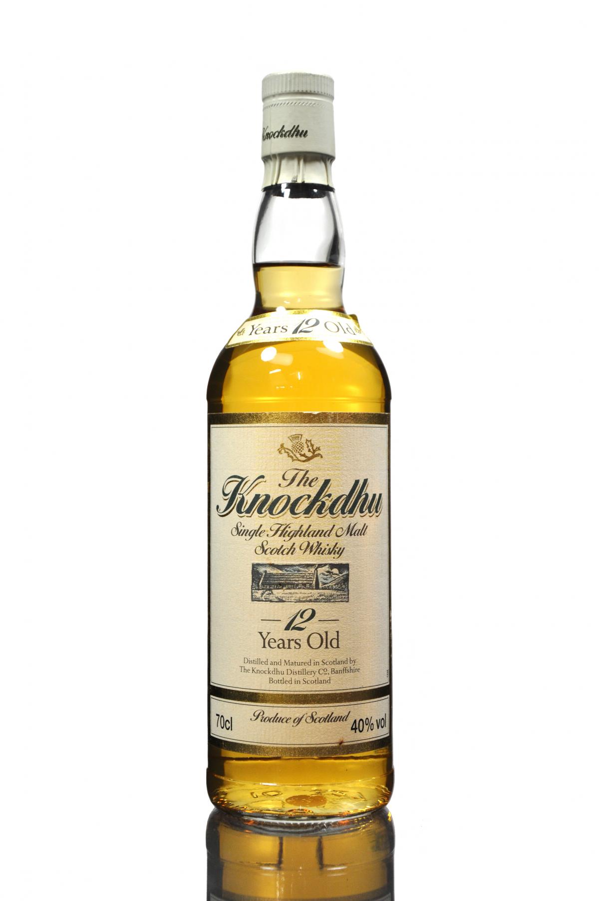 Knockdhu 12 Year Old - 1990s