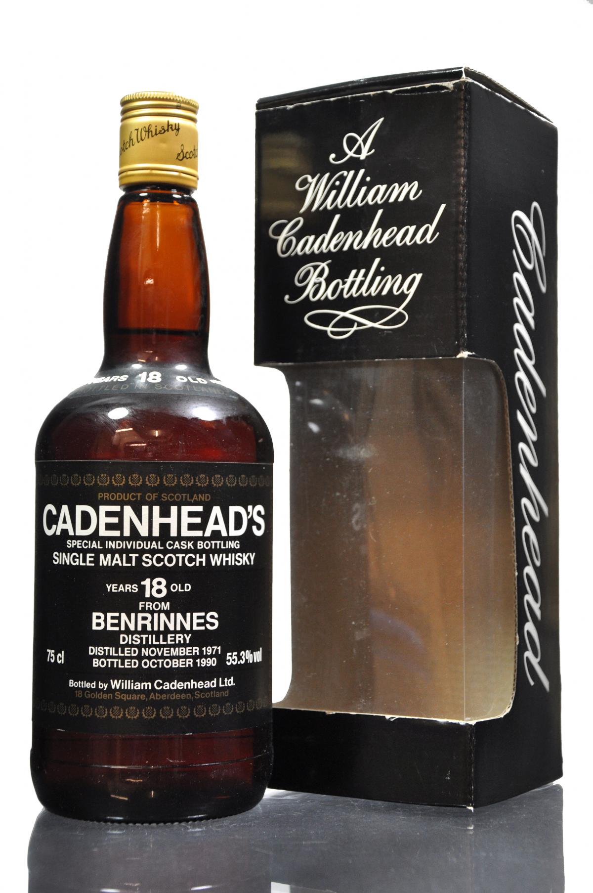 Benrinnes 1971-1990 - 18 Year Old - Cadenhead Dumpy
