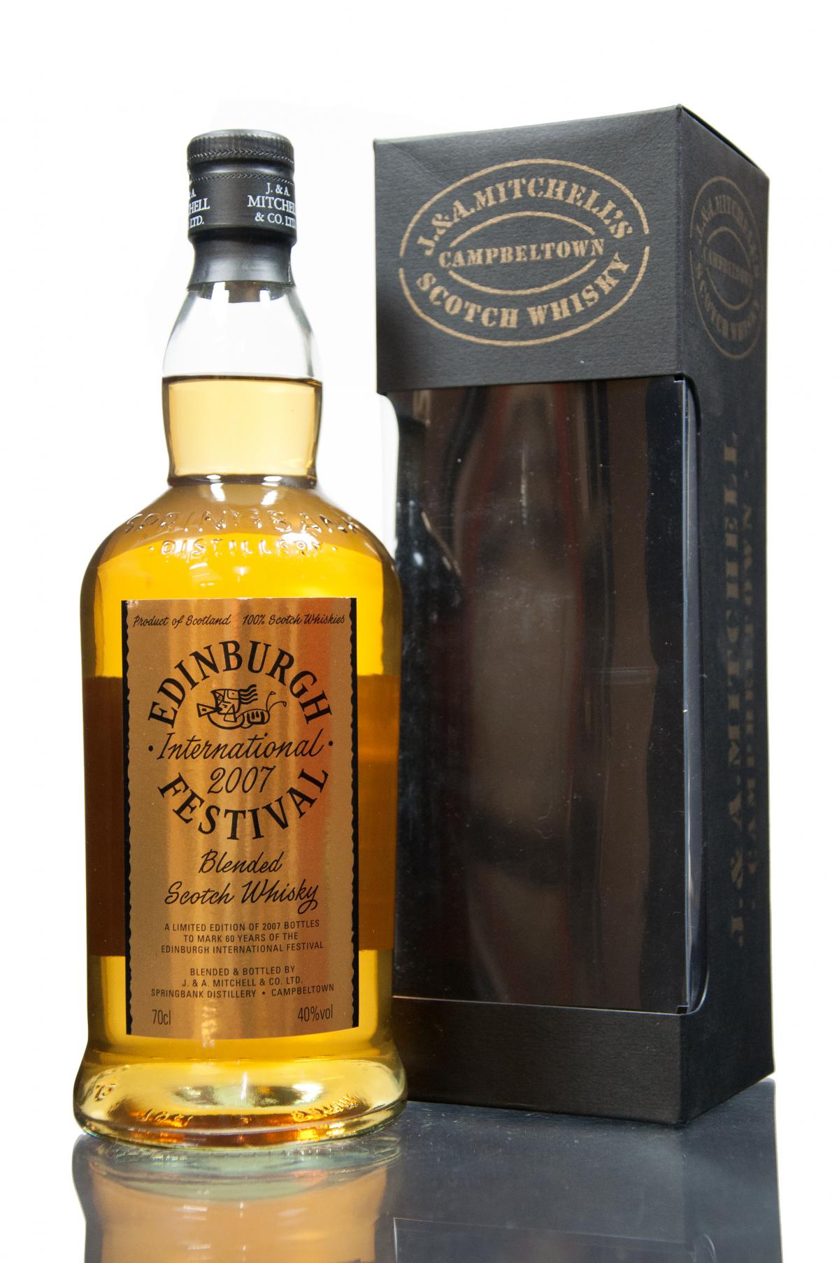 Springbank 15 Year Old - Edinburgh International Festival 2007