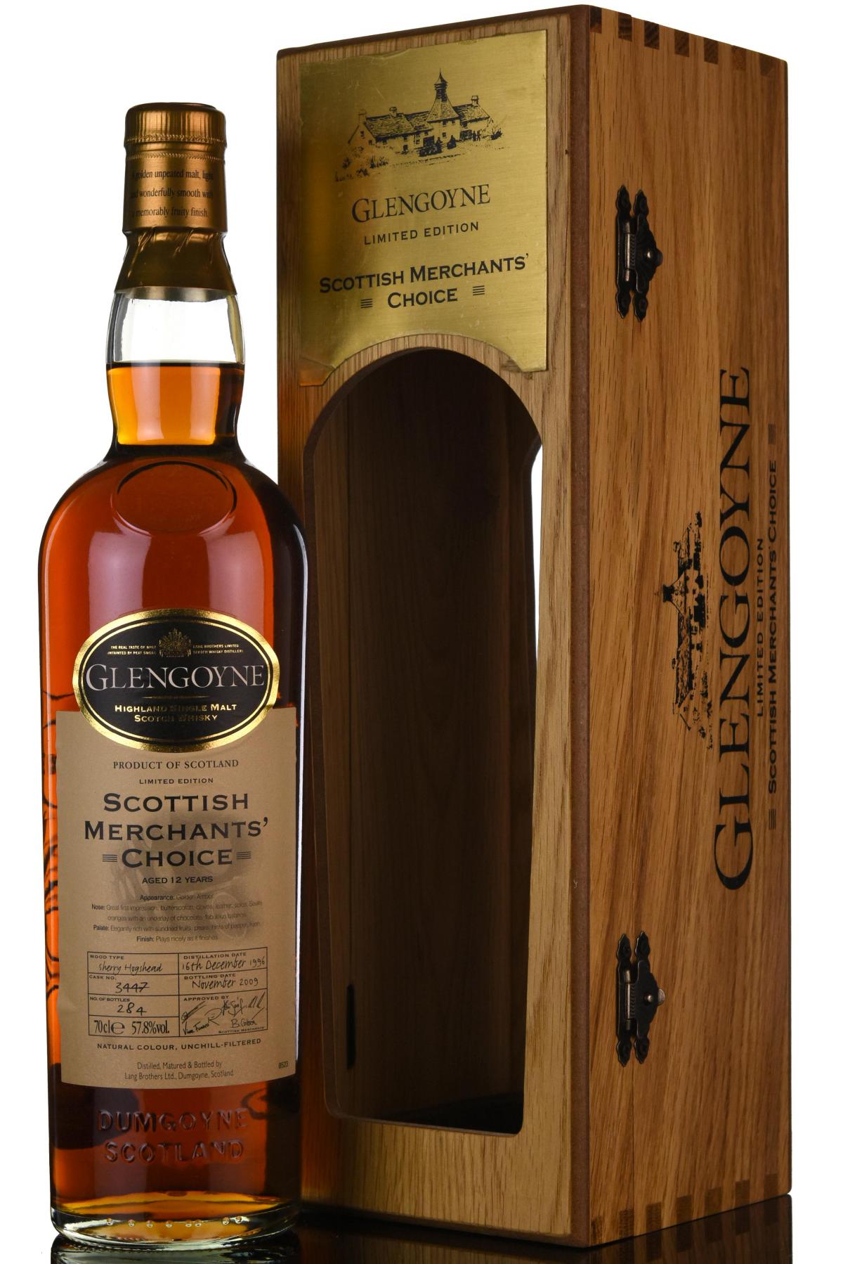 Glengoyne 1996-2009 - Single Cask 3447 - Scottish Merchants Choice