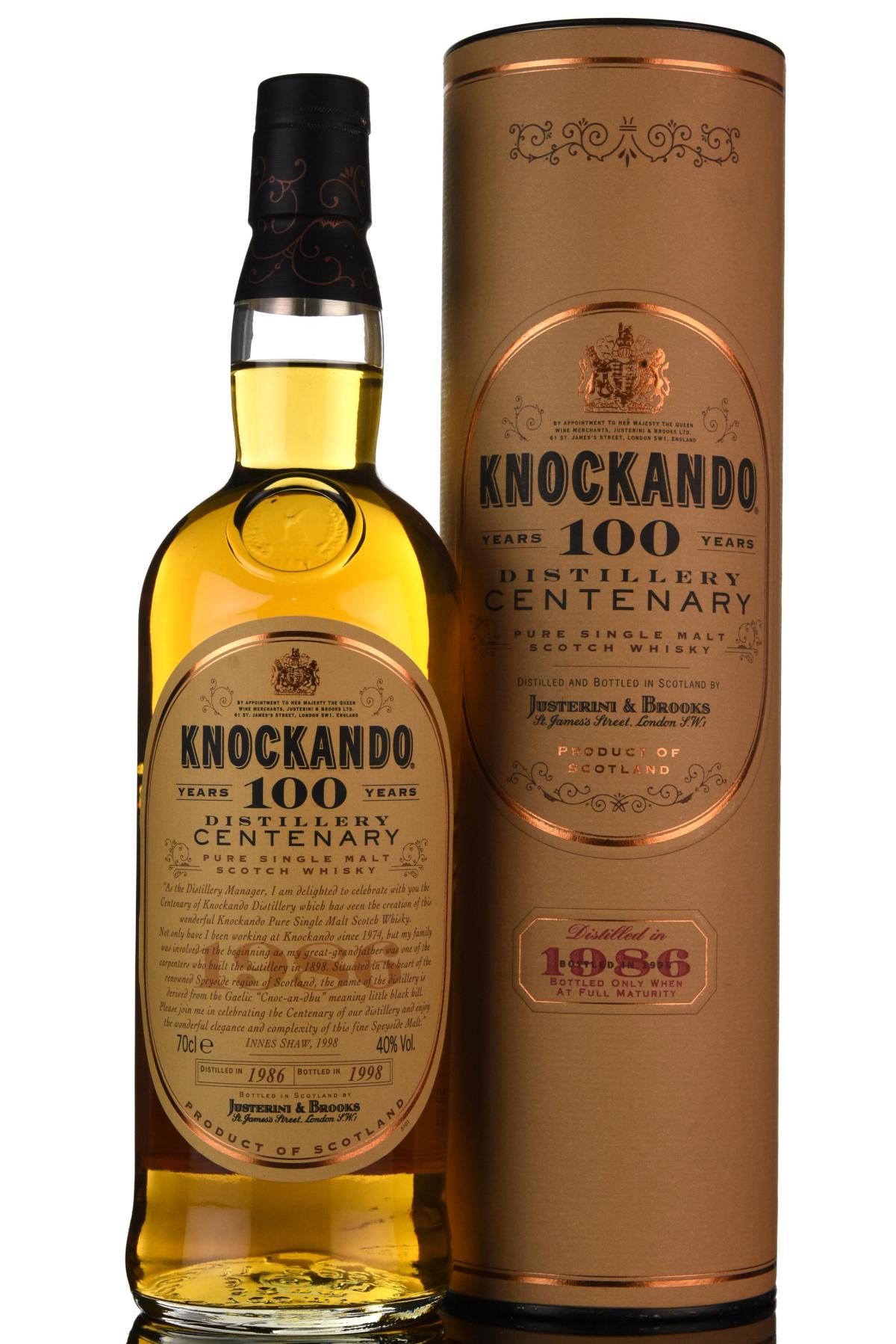 Knockando 1986-1998 - Centenary