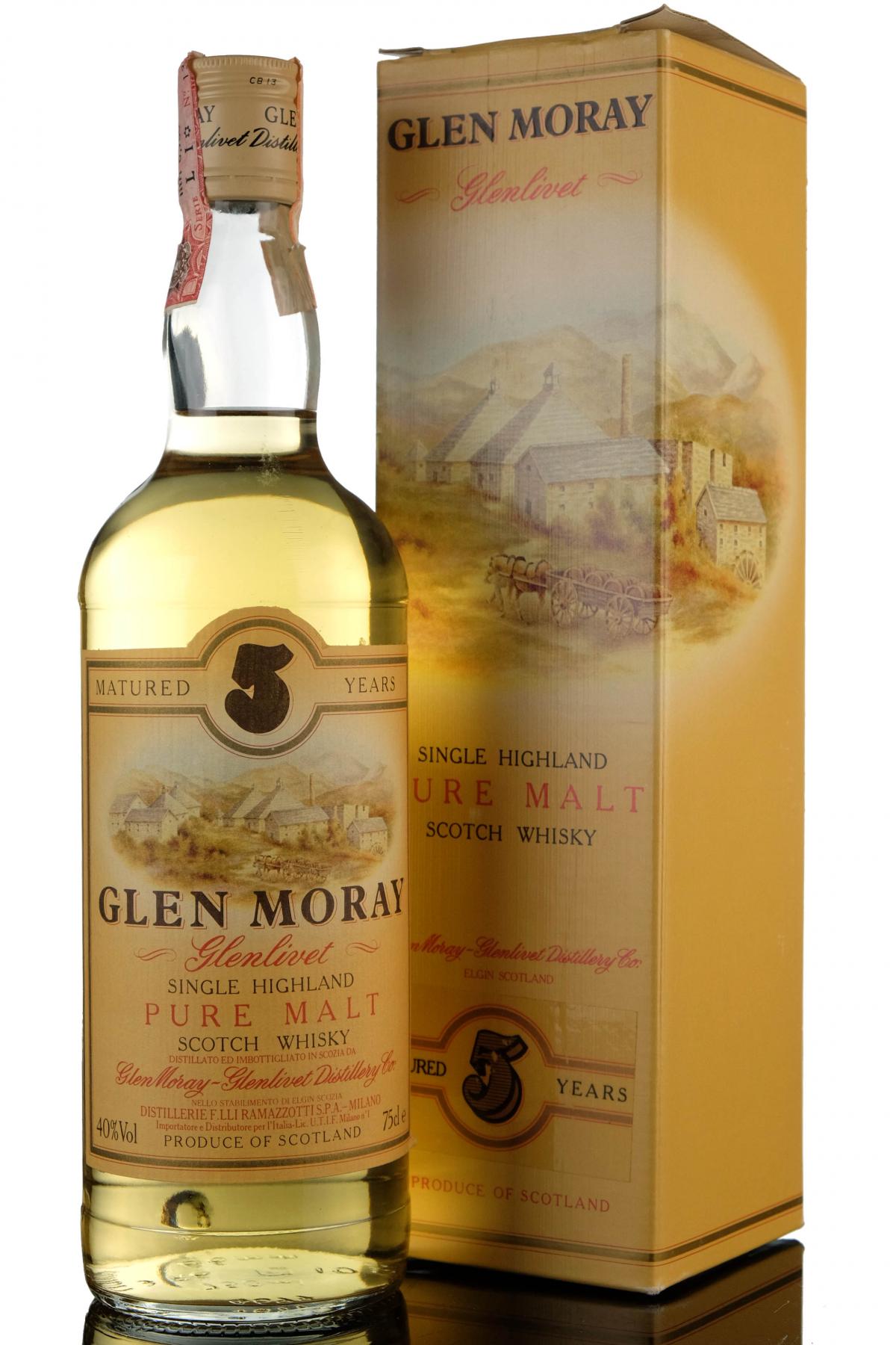 Glen Moray 5 Year Old - 1980s - Italian Market