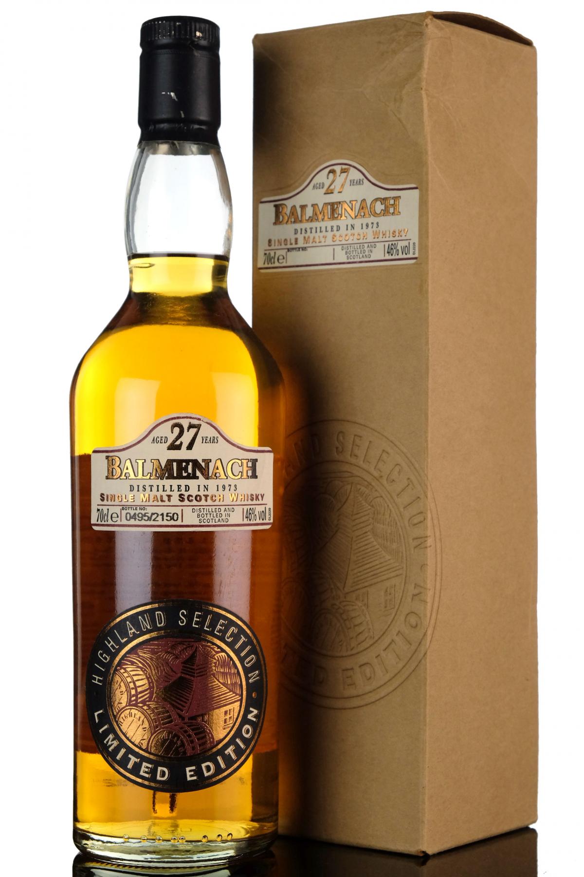 Balmenach 1973 - 27 Year Old