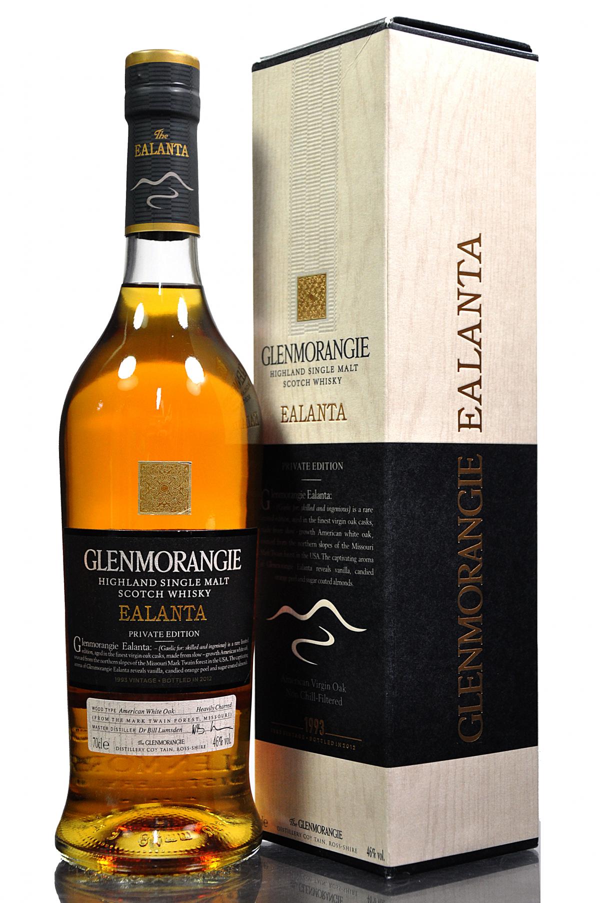 Glenmorangie 1993-2012 - Ealanta Private Edition - 4th release