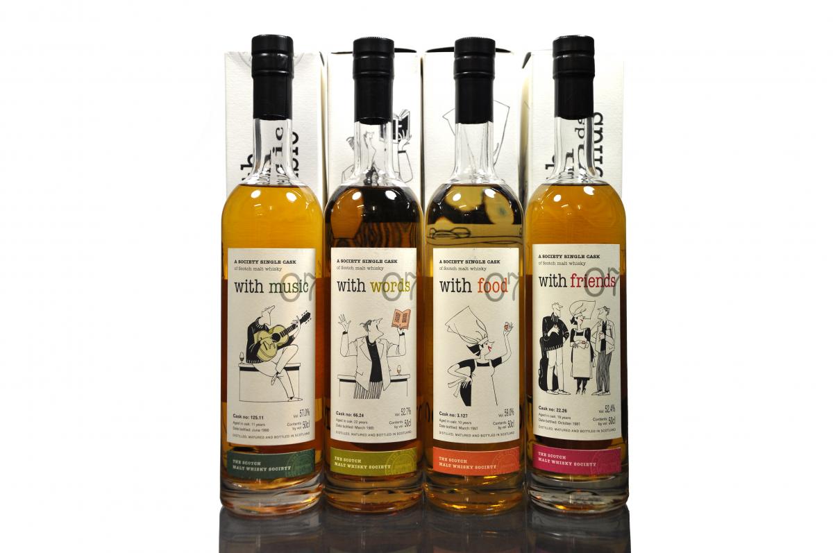 SMWS With Friend, Food, Music & Words 50cl Set - 2007 Edition