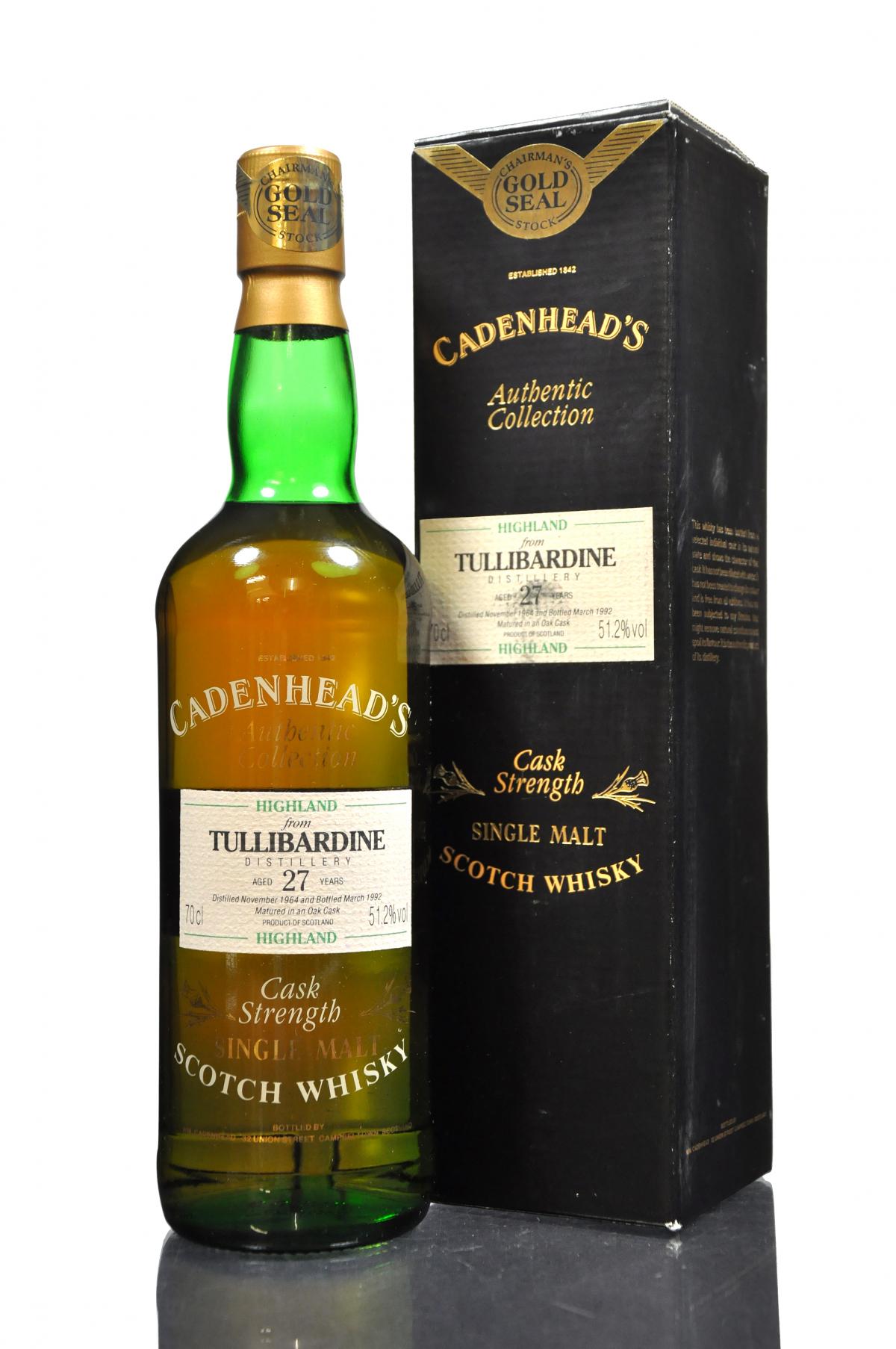 Tullibardine 1964-1992 - 27 Year Old - Cadenheads Authentic Collection