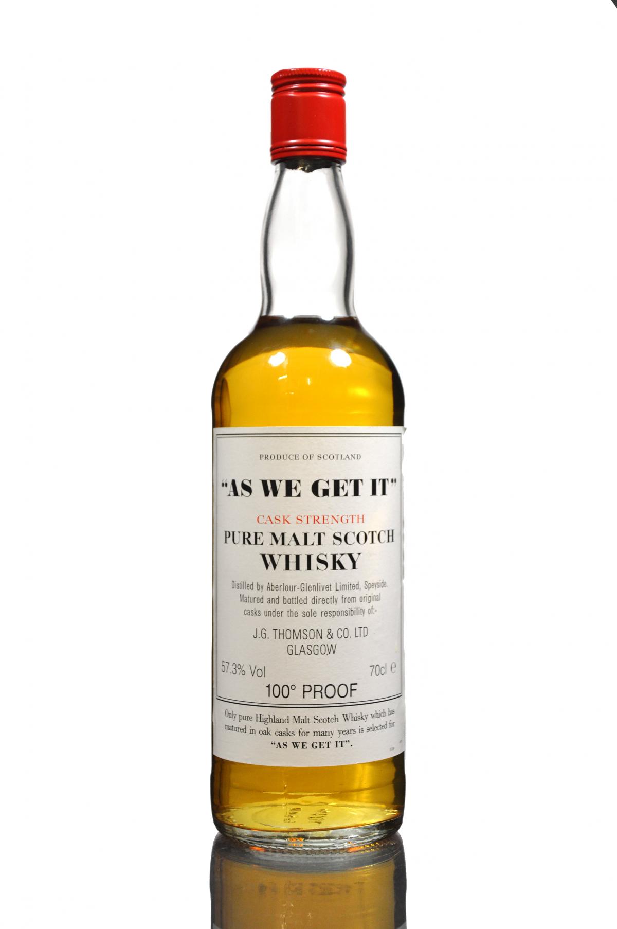 Aberlour-Glenlivet - As We Get It - 1990s