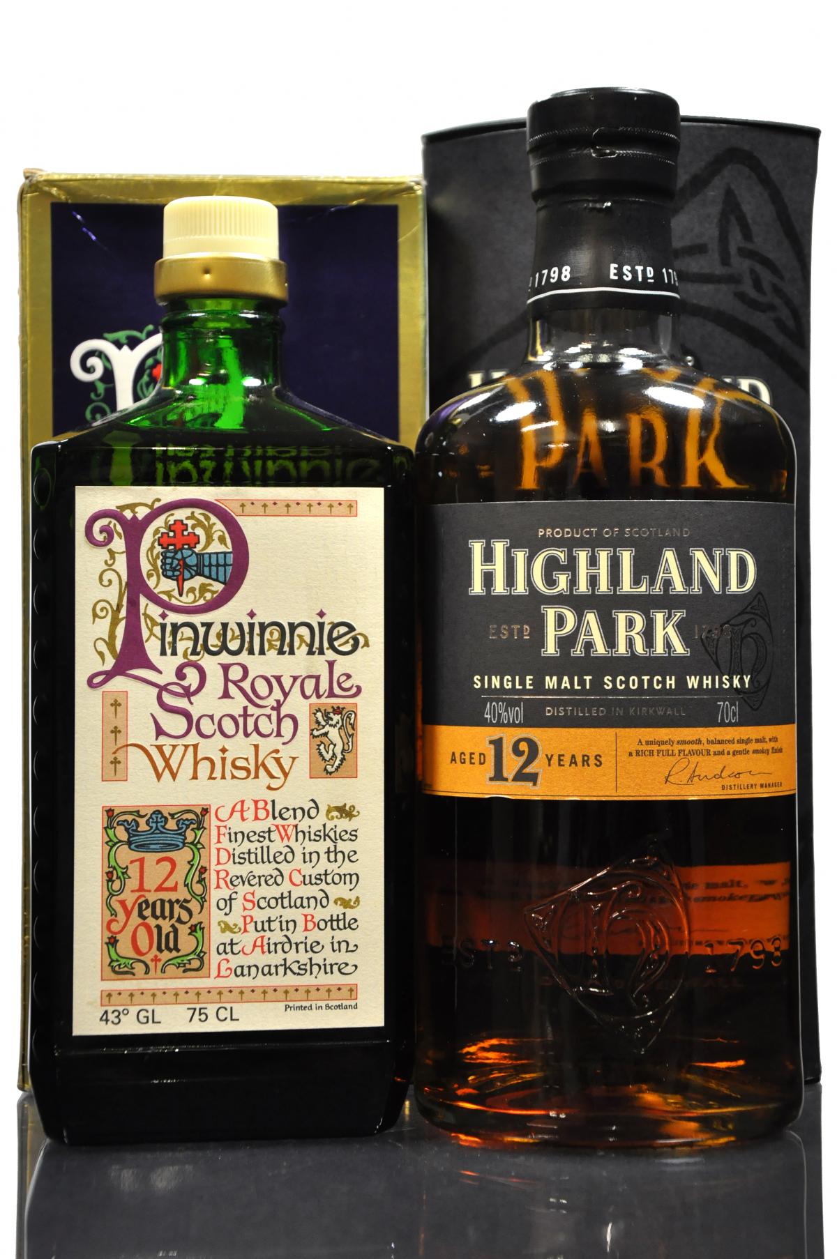 Pinwinnie Royal 12 Year Old 1980s - Highland Park 12 Year Old