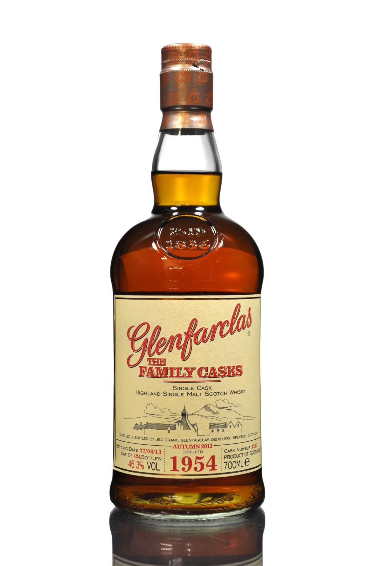 Glenfarclas 1954-2013 - The Family Casks 1253