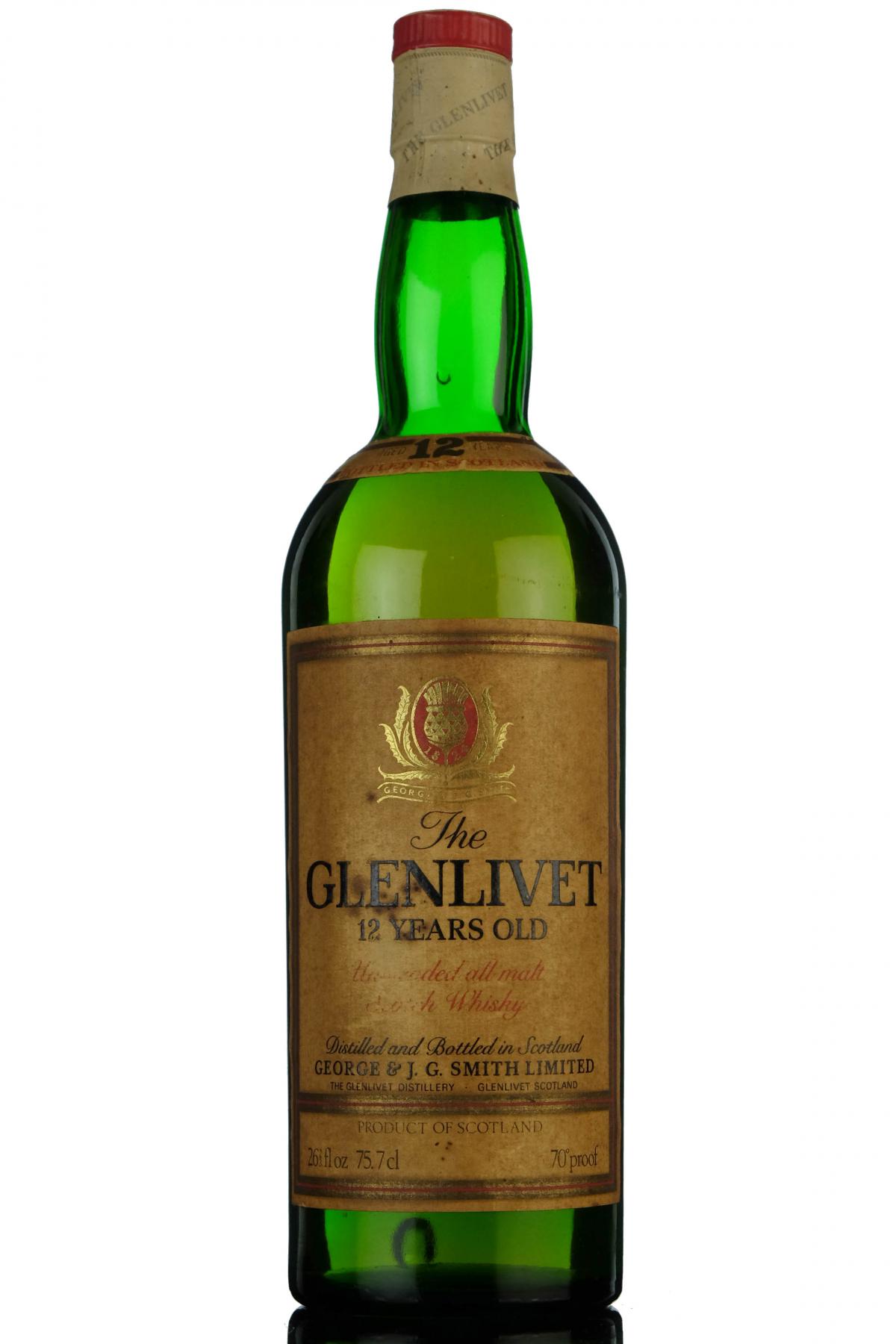 Glenlivet 12 Year Old - Late 1970s