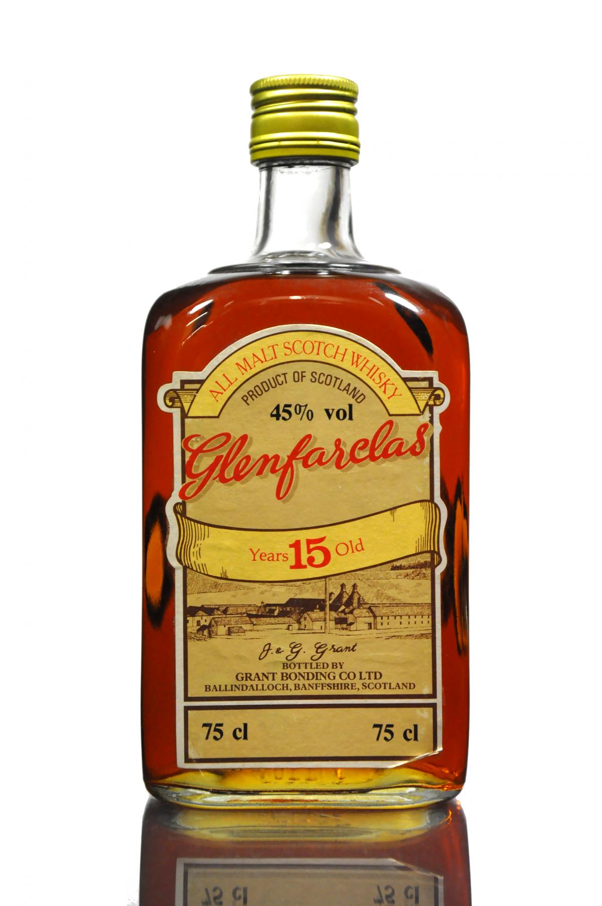Glenfarclas 15 Year Old - 1970s - 45%