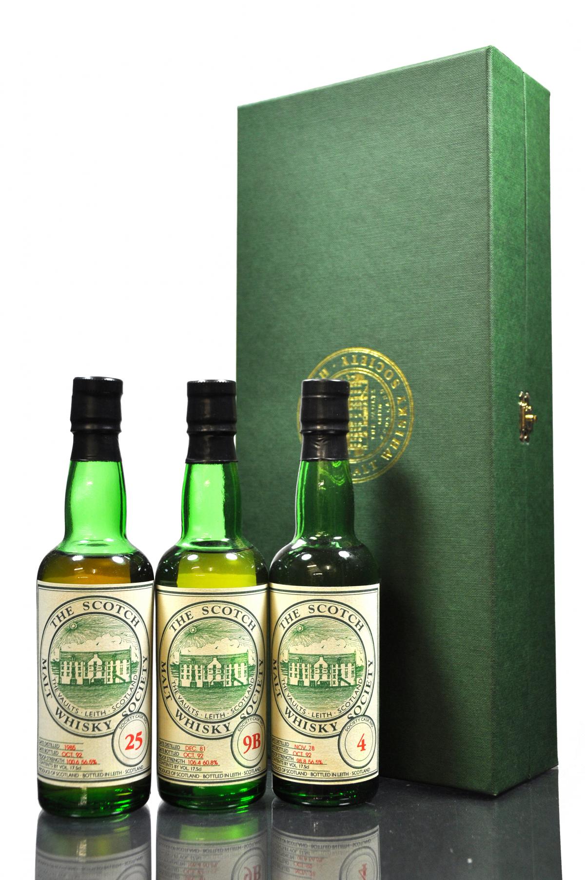 SMWS 17.5cl Presentation Set - Rosebank - Glen Grant - Highland Park