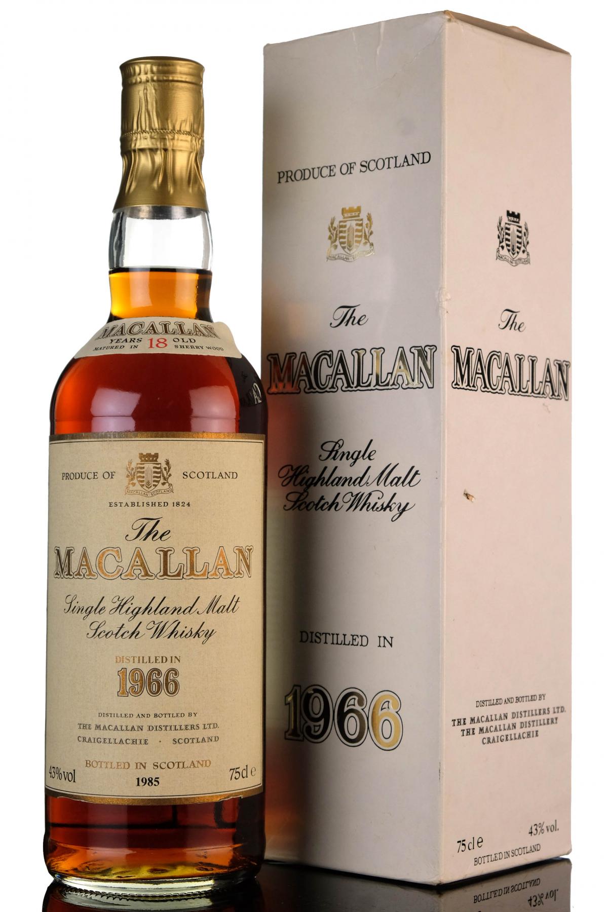 Macallan 1966-1985 - 18 Year Old