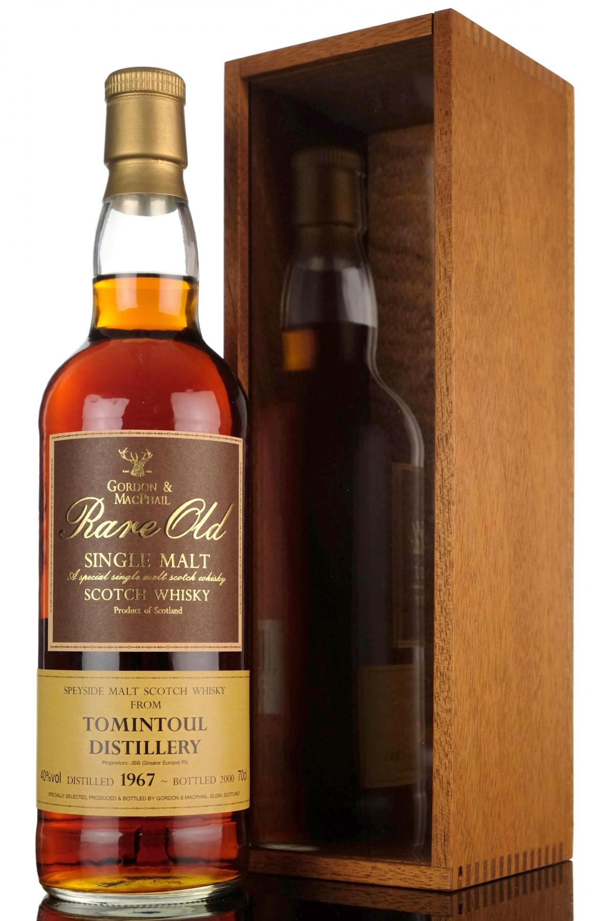 Tomintoul 1967 - 2000 Rare Old Gordon Macphail
