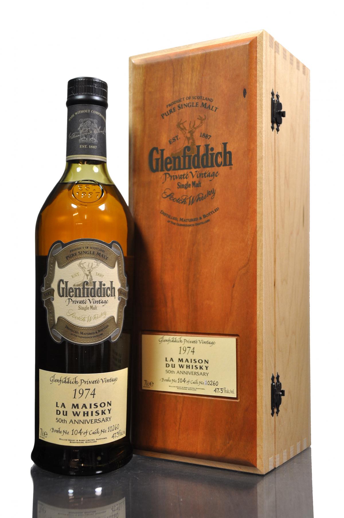 Glenfiddich 1974 - 32 Year Old - La Maison Du Whisky 50th Anniversary