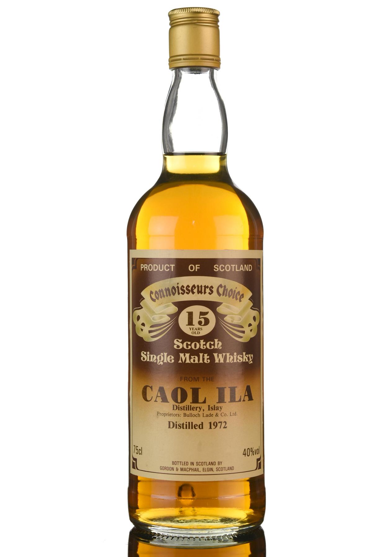 Caol Ila 1972 - 15 Year Old - Connoisseurs Choice